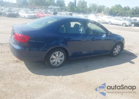 2011 Volkswagen Jetta 2.0L S from USA, damaged, VIN 3VW2K7AJ7BM096824